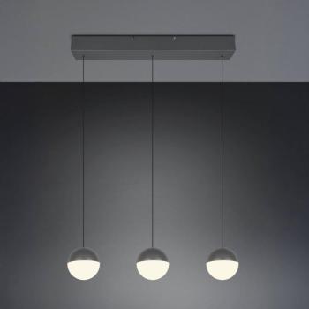 LED lógó lámpa Senta, antracit, hosszúság 62 cm, 3000 K, 3 izzós. kép