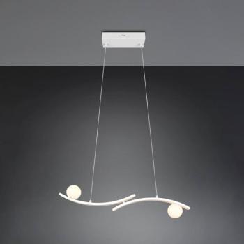 LED lógó világítás Napoli, matt fehér, hossza 82 cm, fém, CCT kép