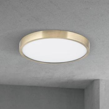 LED mennyezeti lámpa Disc, antik sárgaréz színű, Ø 24 cm, CCT kép