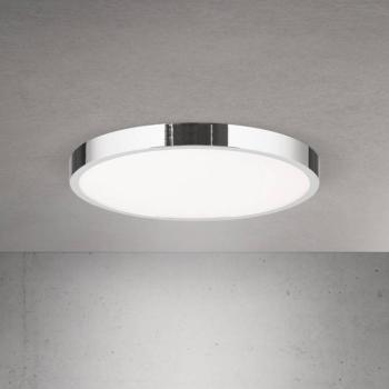 LED mennyezeti lámpa Disc, króm színű, Ø 28 cm, CCT, fém kép