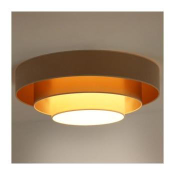 - LED Mennyezeti lámpa LUNETA LED/26W/230V átm. 60 cm 4000K bézs/arany 606271 kép