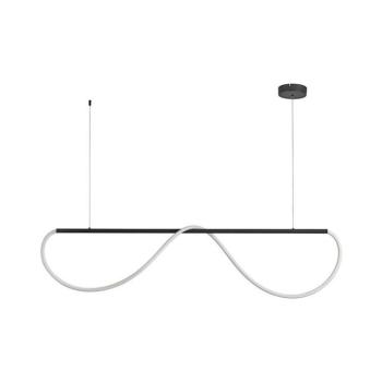 Light Prestige LED csillár kábelen MELECA LED/36W/230V 3000/4000/6000K 160 cm fekete LP-2345/1P M BK kép