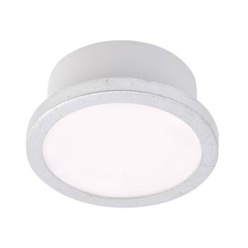 LightMe Aqua Uno mennyezeti világítás, Ø 11 cm, levél ezüst, IP44 kép