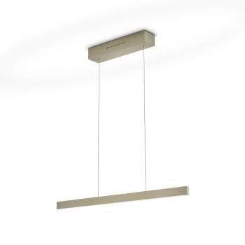 LINDA-72 LED lógó lámpa, bronzhatású, 72 cm, gesztusvezérlés kép