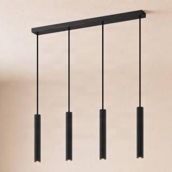 Lindby Kardis lógó világítás, 4 izzós, antracit, hossza 70 cm kép