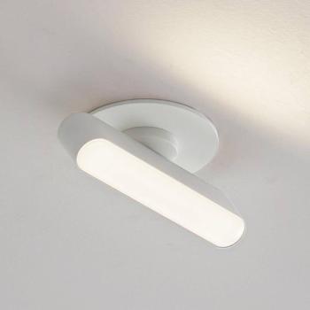 Lindby LED süllyesztett lámpa Eldrin, fehér, fénycsík, 13,1 cm kép