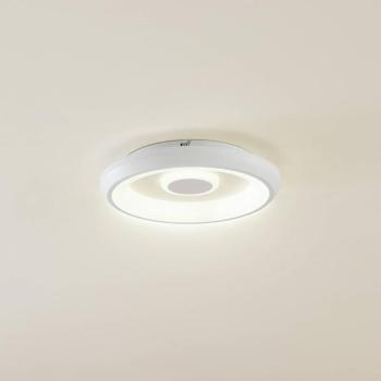 Lindby Smart Lynden LED mennyezeti lámpa, Ø 38cm, fehér, RGB, Tuya kép