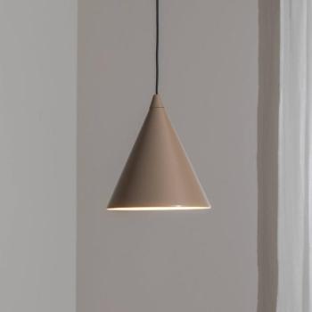 Lógó világítás, Form, bézs, fém, Ø 24 cm, kúpos, E27 kép