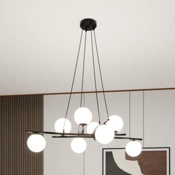 Glassy lógó világítás, opálüveg, 100 cm, 8 izzós, keresztezett kép