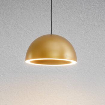 LOOM DESIGN LED lógó lámpa Curve arany színű alumínium Ø 14 cm kép
