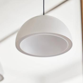 LOOM DESIGN LED lógó világítás Curve, fehér, alumínium, Ø 14 cm kép