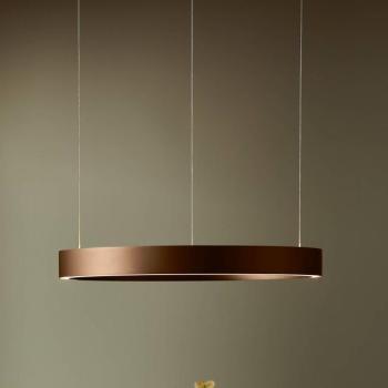 LOOM DESIGN Velora LED lógó lámpa, karamellbarna, Ø60 cm, dimmelhető fényerő kép