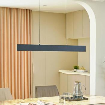 Lucande LED függőlámpa Philine, hossza 101 cm fekete vas kép