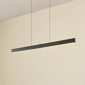 Lucande LED lógó lámpa Arvon, fekete, 117 cm, dimmelhető, CCT kép