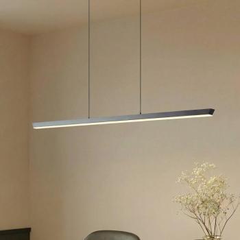 Lucande LED lógó lámpa Solvar, 117 cm, fekete, CCT, dimmelhető kép