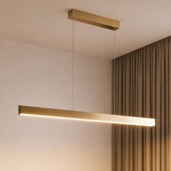 Lucande Mylosh LED lógó világítás, arany, 150 cm, CCT, dimmelhető kép