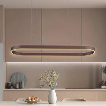 Lucande Smart LED függőlámpa Melinay, kávé, CCT, Tuya kép