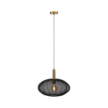 Lucide 03447/52/30 - Csillár zsinóron CORINA 1xE27/40W/230V átm. 50 cm fekete 03447/52/30 kép