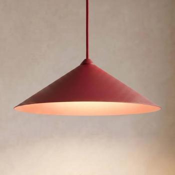 Lumen XL lógó világítás, bordó, fém, Ø 49 cm, GX53 kép