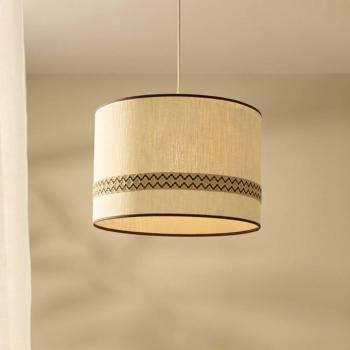 MARKET SET Jimmy lógó világítás, Ø 48 cm, bézs, mintás szegély kép