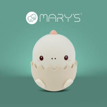 MARY'S baba dinó LED éjjeli lámpa rózsaszín kép