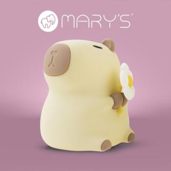 MARY'S LED éjjeli lámpa kapibara virágárus RGB kép