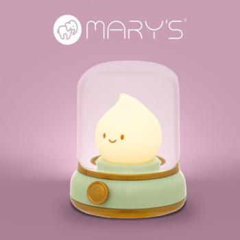 MARY'S LED éjjeli lámpa zöld láng kép