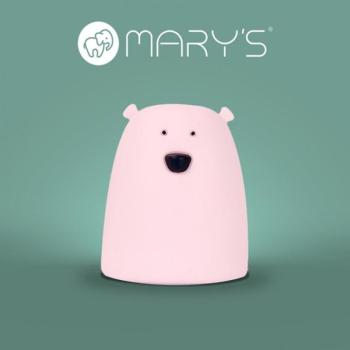 MARY'S LED lámpa kicsi maci rózsaszín RGB+meleg fehér /NB kép