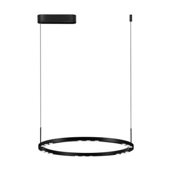 Matt fekete alumínium LED dimmelhető függőlámpa ø 60 cm Lunette – Nova Luce