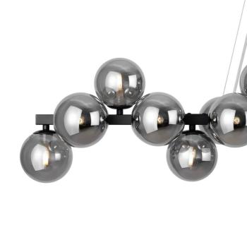 Maytoni Dallas függőlámpa 25-light, hosszú, fekete, fekete kép