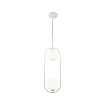 Maytoni MOD013PL-02W - Csillár zsinóron RING 2xG9/25W/230V fehér MOD013PL-02W kép
