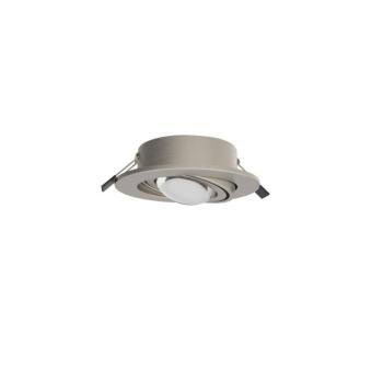 MEGATRON LED-es süllyesztett reflektor Planex Powerlens, 4,8 W, nikkel kép