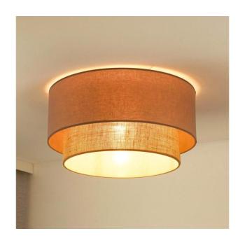 - Mennyezeti lámpa BOHO 1xE27/15W/230V átm. 45 cm bézs/barna 605854 kép