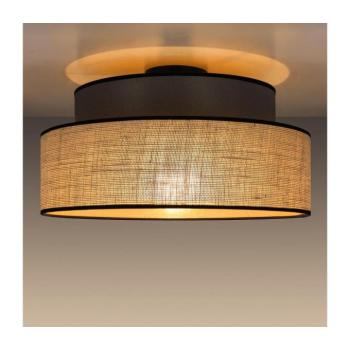 Mennyezeti lámpa BOHO 1xE27/60W/230V átm. 40 cm barna/bézs 0589 kép