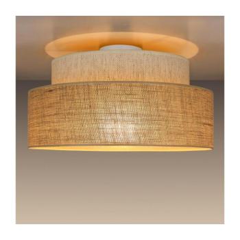 Mennyezeti lámpa BOHO 1xE27/60W/230V átm. 40 cm krémes/bézs 0124 kép