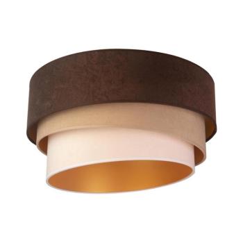 - Mennyezeti lámpa DEVON 1xE27/40W/230V átm. 45 cm barna/bézs 80238 kép