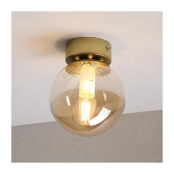 Mennyezeti lámpa ELIAS 1xE14/5W/230V Ø 13 cm arany/füstös bézs LM-1.339/ZŁOTY/AMBER kép