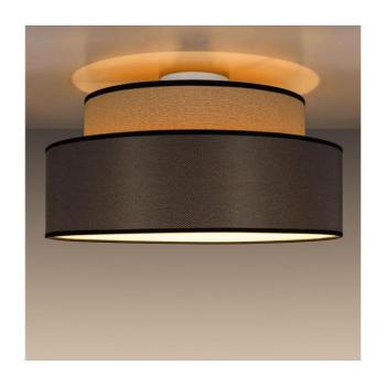 Mennyezeti lámpa GRACE 1xE27/60W/230V átm. 40 cm bézs/barna 0579 kép