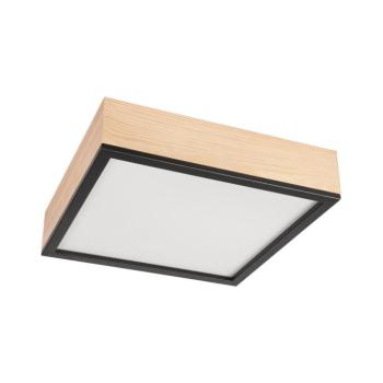Mennyezeti lámpa NATURAL SQUARE 4xE27/15W/230V 39x39 cm fenyő/fekete LD-PD-9.5/SOSNA/CZARNY kép