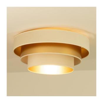 Mennyezeti lámpa WENTA 1xE27/60W/230V, átm. 50 cm, bézs/arany H0722 kép
