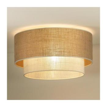 - Mennyezeti lámpa YUTE BOHO 3xE27/15W/230V átm. 60 cm barna/krémes 603751 kép