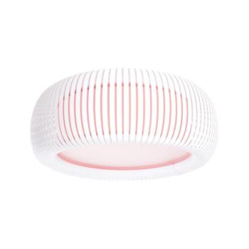 Mennyezeti lámpatest STRIPES 2xE27/40W/230V, átmérő 55 cm, fehér/rózsaszín OBL-090-003-40 kép