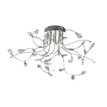 Mennyezeti világítás Crystal, króm, 54 cm kép
