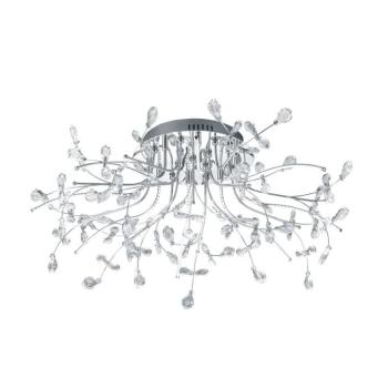 Mennyezeti világítás Crystal, króm, 77 cm kép