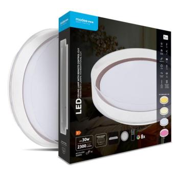 Modee Mennyezeti LED Lámpa CLI1 30W 3CCT+RGB Ø405mm távirányítóval (2300lm), 120°, CRI>80, IP20 kép