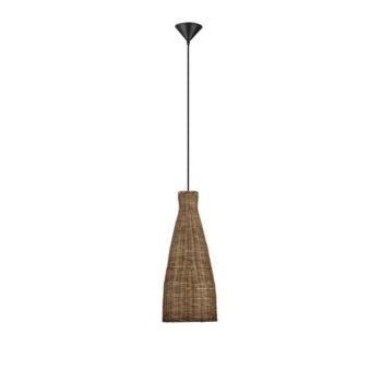Natúr színű rattan függőlámpa ø 19,5 cm Rielo – Nova Luce kép