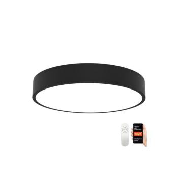 NEO 07202L-LED Dimmelhető mennyezeti lámpa RONDATE 53W/230V fekete Tuya + távirányító 07202L kép