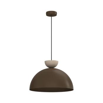 NEVIS kábeles függeszték 1xE27/15W/230V, átm. 38 cm, barna 9713A kép