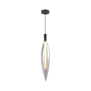 NORDIC kábeles függeszték 1xG9/5W/230V fekete/átlátszó 31-51349 kép