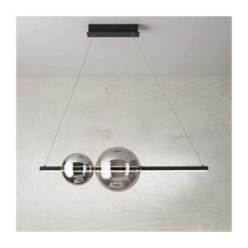 Ondaluce - LED dimmelhető csillár kábellel FUFI LED/40W/230V fekete/füstfekete SO.FUFI/NERO kép